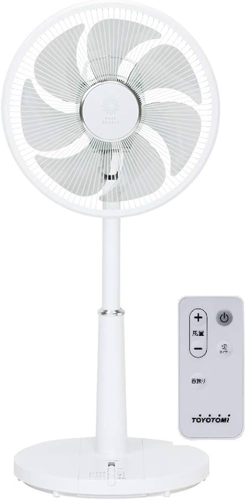Amazon | トヨトミ リビング扇風機 風量8段階 DCモーター ホワイト FS
