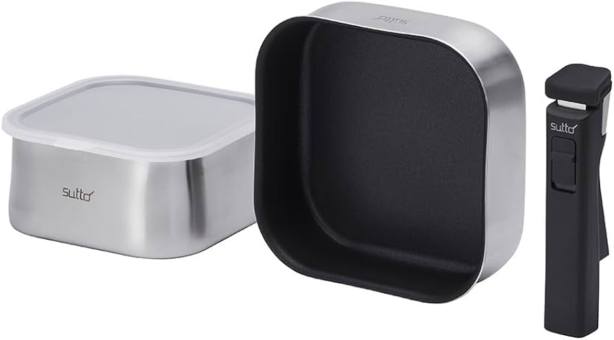 Amazon.co.jp: 四角いフライパン sutto（スット） フライパンセット 4