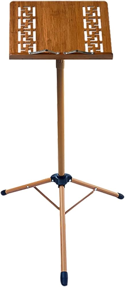 Amazon | 木製の譜面台、譜面台 アンティーク、調整可能なオーケストラ