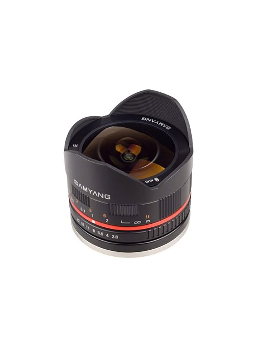 Amazon.co.jp: Samyang 8mm F2.8 UMC 魚眼 II (ブラック) レンズ Sony