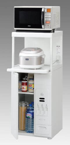 エムケー精工 エムケー レンジ台(米びつ20kg付) 【ファインキッチン