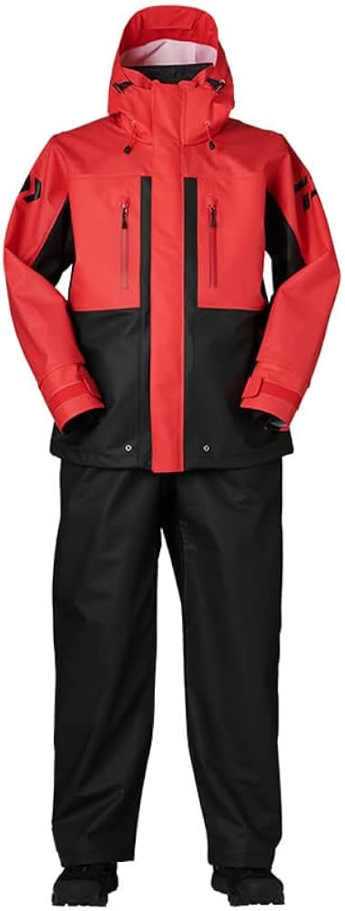 Amazon | ダイワ(DAIWA) PUオーシャンレインスーツ DR-6022 レッド 2XL