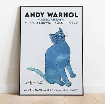 Amazon.co.jp: アンディ ウォーホル Andy Warhol 猫 ネコ ポップアート