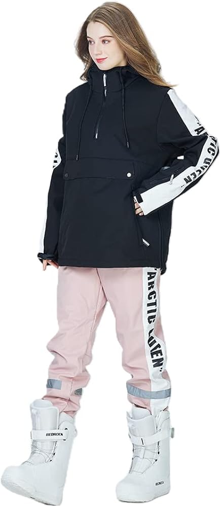 Amazon.co.jp: HOTIAN スノーボードウェア 上下セット レディース