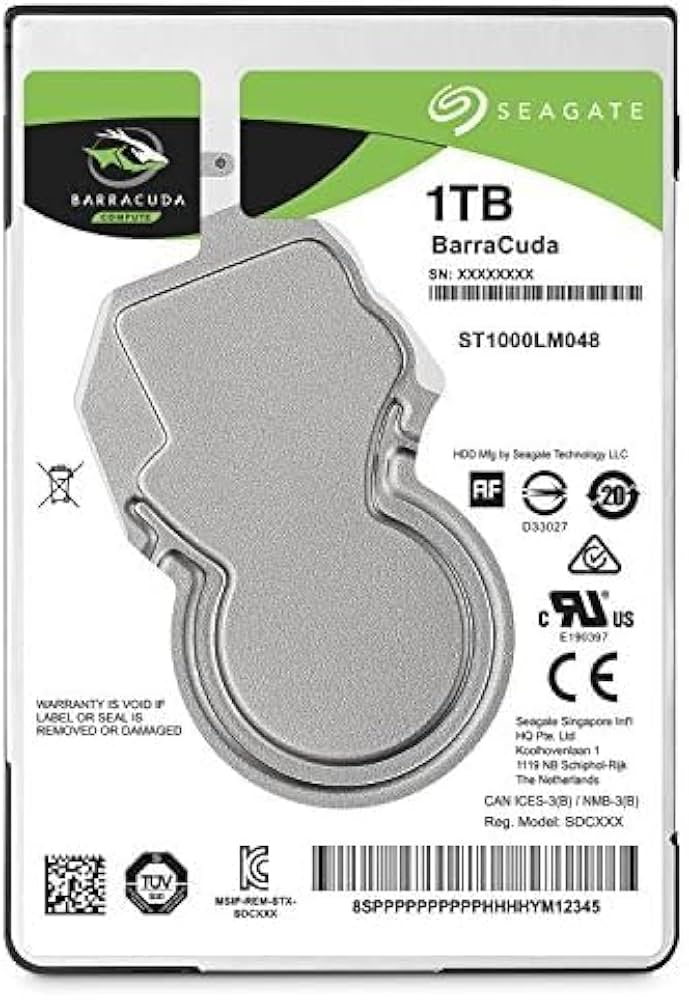 Amazon | Seagate Barracuda 2.5インチ1TB 内蔵 ハードディスク HDD