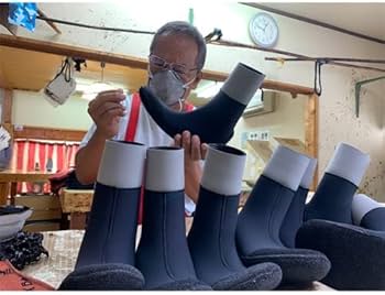 Amazon | 修平おじさんのサーフブーツ サーフィン冬用ブーツ 4mm 圧縮