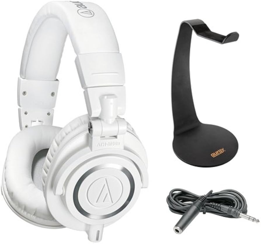 Amazon.com: Audio-Technica ATH-M50xWH Monitor Headphones (White