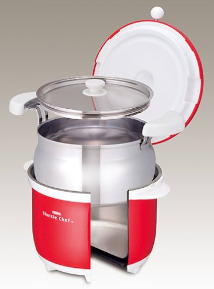 Amazon｜サーモス 真空保温調理器 シャトルシェフ 3.0L トマト KBA