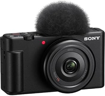 Amazon.com : Sony ZV-1F Vlogging Camera (Black) (ZV1F/B) + Case +