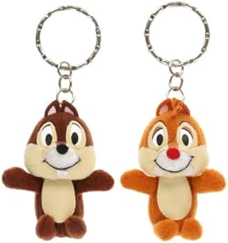 Amazon.co.jp: チップ＆デール ペアキーチェーン ぬいぐるみ