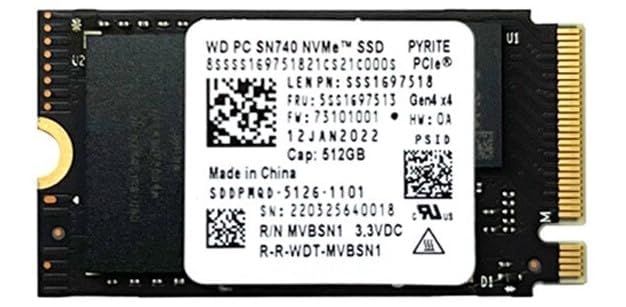 Amazon.com: ist 電腦Dell Latitude 5000 WD SN740 黑色512GB M.2 2242