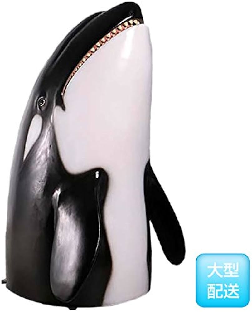 Amazon | 高さ193cm！シャチ（オルカ）巨大フィギュア・（等身大