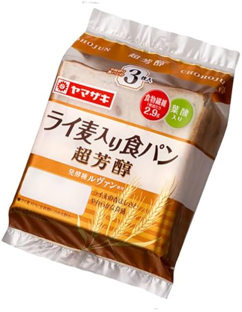 Amazon | ヤマザキパン ライ麦入り食パン超芳醇（3枚入） 3個set