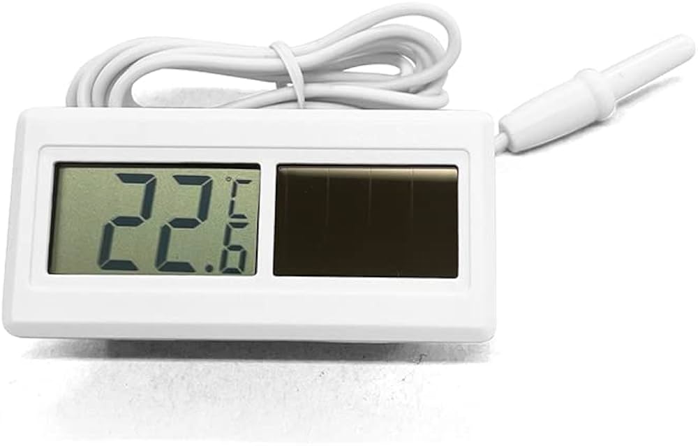 Amazon.co.jp: デジタル温度計 ソーラーパネル内蔵 電源不要 見やすい