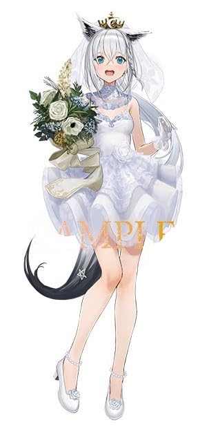 Amazon.co.jp: 白上フブキ アクリルスタンド ウェディング ホロライブ