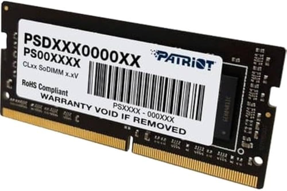 Patriot Signature Series DDR4 32GB 3200MHz SODIMM Single Memory
