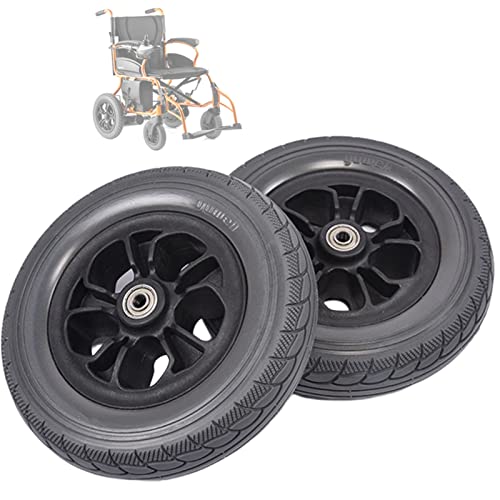 Amazon.co.jp: 8インチ車椅子アクセサリー交換用前輪、200×50滑り止め