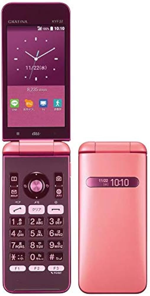 Amazon | au KYOCERA GRATINA KYF37 Pink ピンク 【SIMフリ−解除済