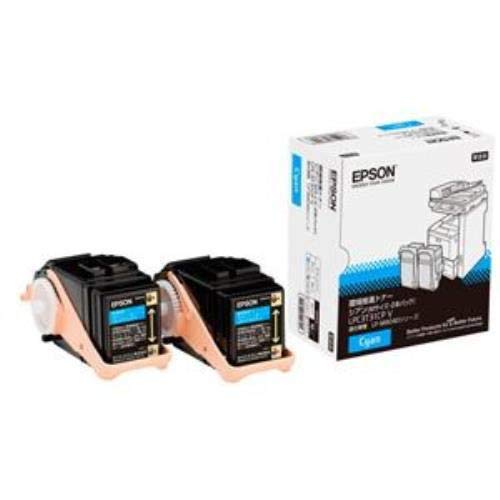 Amazon | EPSON LPC3T31CPV環境推進トナー シアン Mサイズ 2本パック