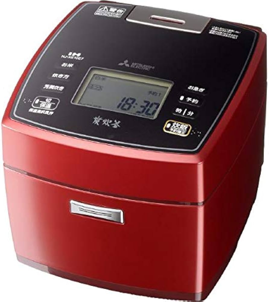 Amazon | 三菱 圧力IH炊飯ジャー(5．5合炊き) KuaL 炭炊釜 シャイン