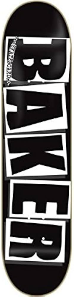 Amazon | BAKER(ベイカー) スケボーデッキ BRAND LOGO ブラック