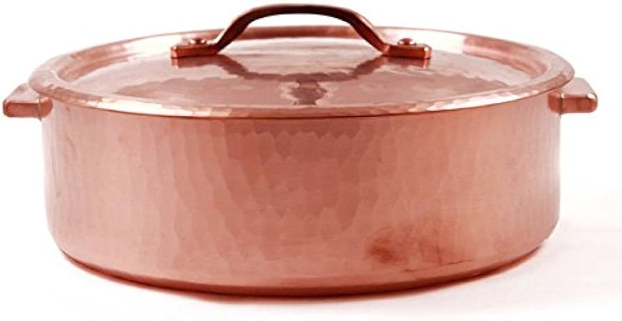 Amazon｜鍛金工房WESTSIDE33 京都の名工 寺地茂 作 銅 平鍋φ21cm 日本