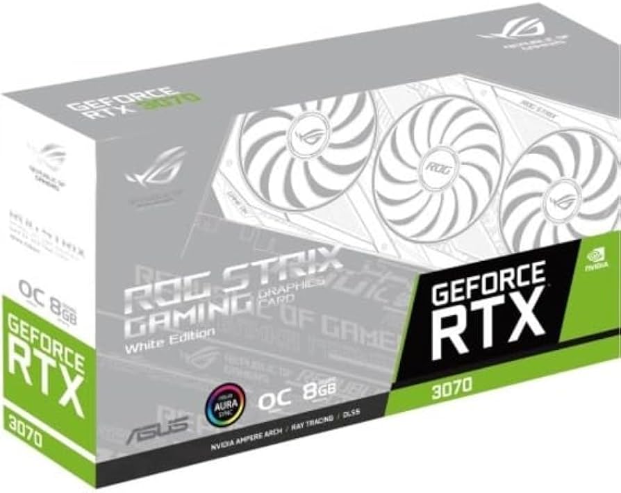 Amazon | ASUS ROG Strix NVIDIA GeForce RTX 3070 V2 ホワイト OC