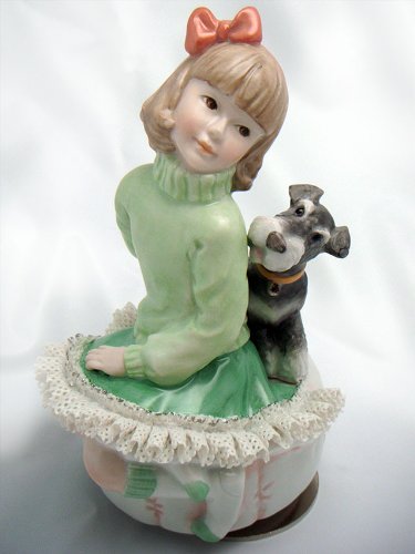 Amazon | レースドール オルゴール マイ・ファミリー シュナウザー