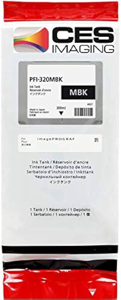 Amazon.co.jp: Canon PFI-320MBK マットブラック 300ml インクタンク