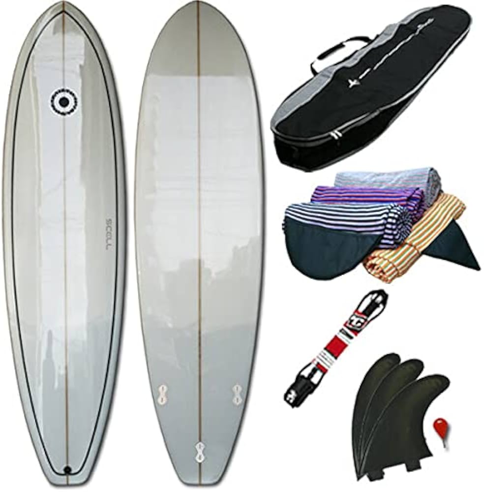 Amazon | SCELL セル ファンボード 6'8 白 初心者7点セット