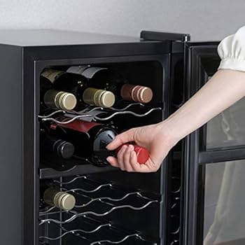 Amazon.co.jp: アイリスオーヤマ ペルチェ式ワインセラー 18本 50L