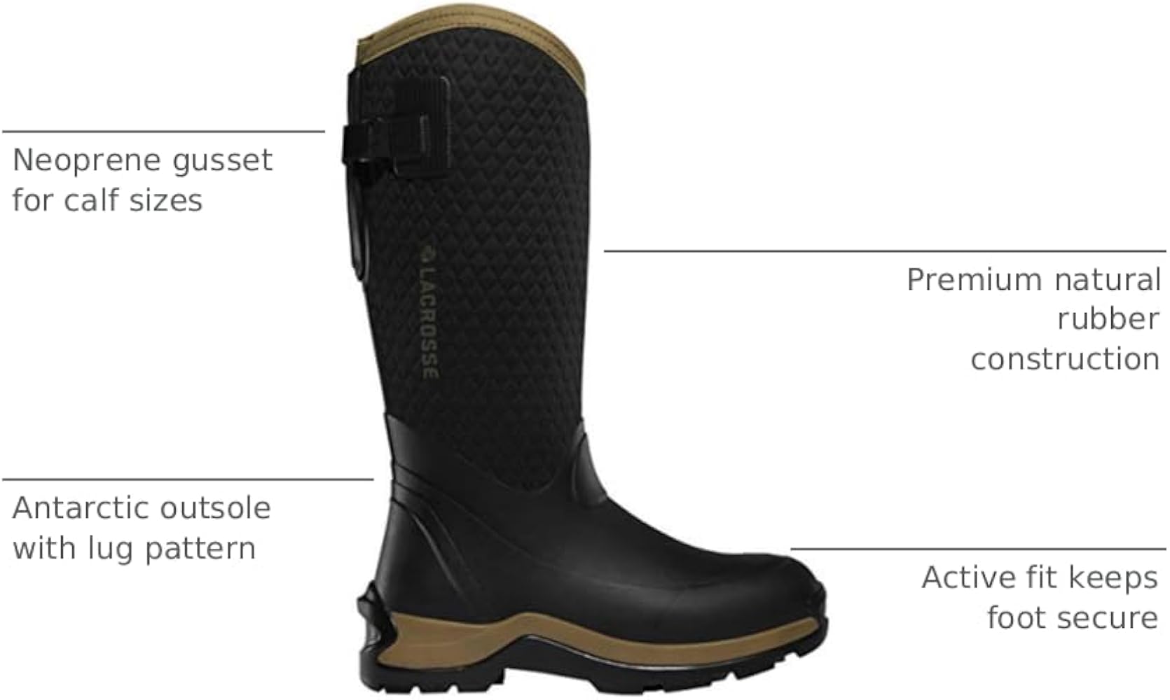 Amazon.com | LaCrosse Women's 14” Alpha Thermal Insulated Work