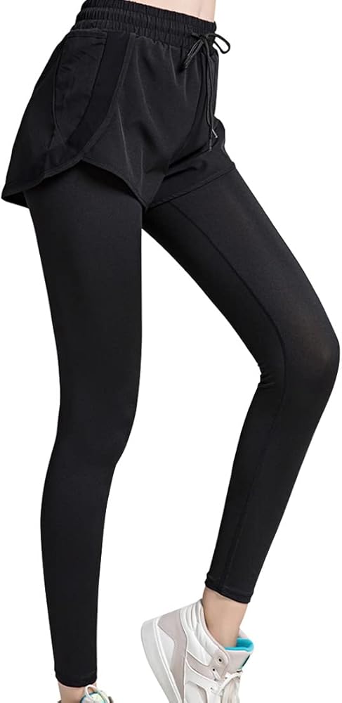 Amazon.com: Women's Anti-UV Sun Workout Pants for Yoga,2 in 1