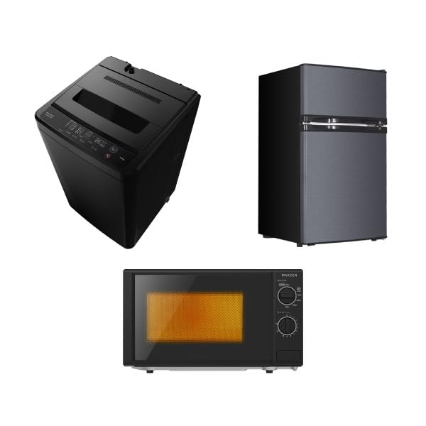 Amazon | 【新生活家電セット】 MAXZEN 家電3点セット (洗濯機・冷蔵庫