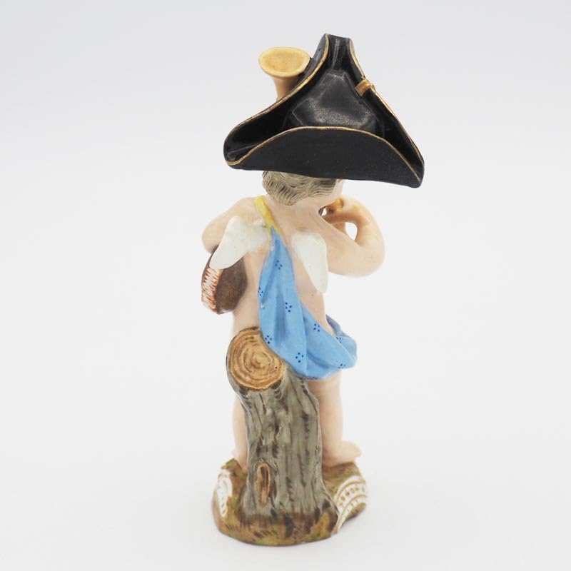 Amazon.co.jp: オールド マイセン Meissen バグパイプを演奏する天使