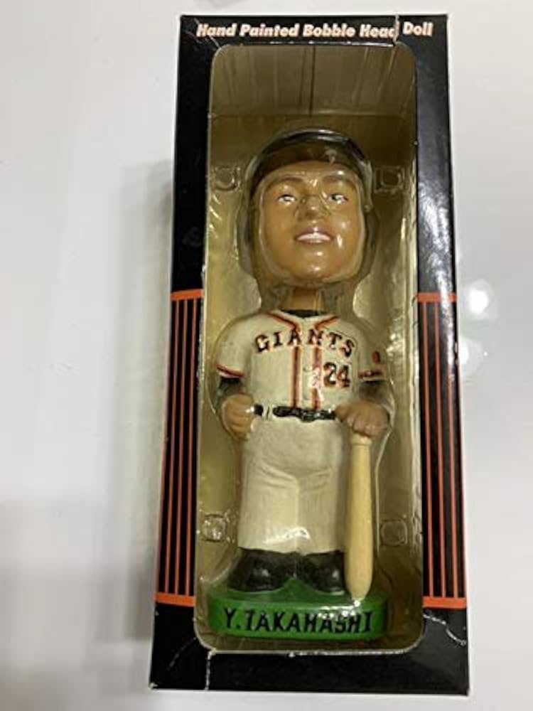 Amazon.co.jp: 高橋由伸 バブルヘッド人形 GIANTS24 ボブルヘッド