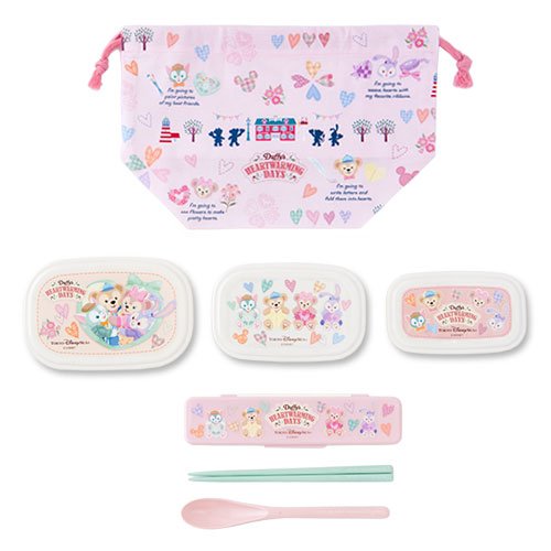 Amazon.co.jp: ダッフィー＆フレンズ お弁当グッズ ランチケース はし