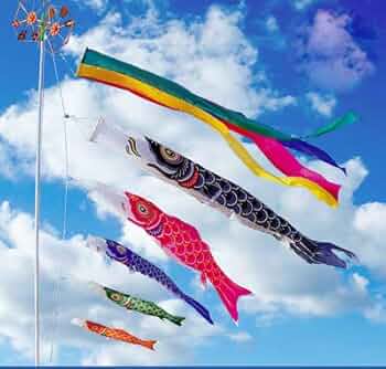 Amazon | 【庭園用鯉のぼり】8mナイロンSky鯉のぼり8点セット【鯉幟