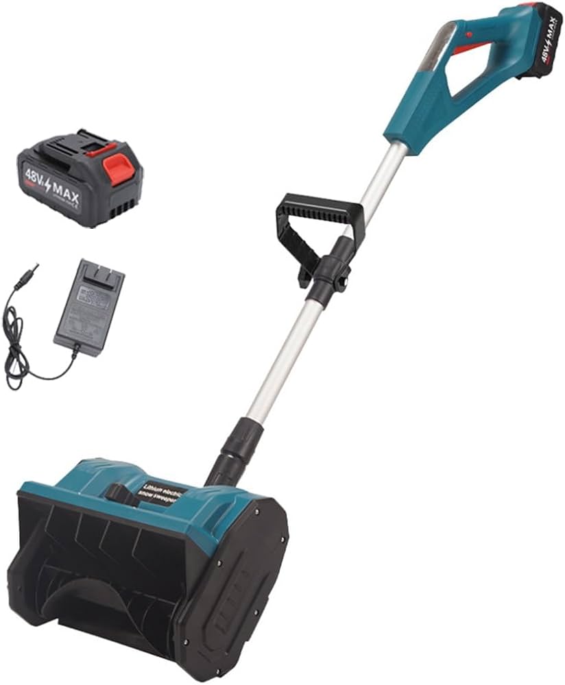 Amazon.co.jp: 【2025年新登場】除雪機 21V電動除雪機 雪かき 4.0Ah