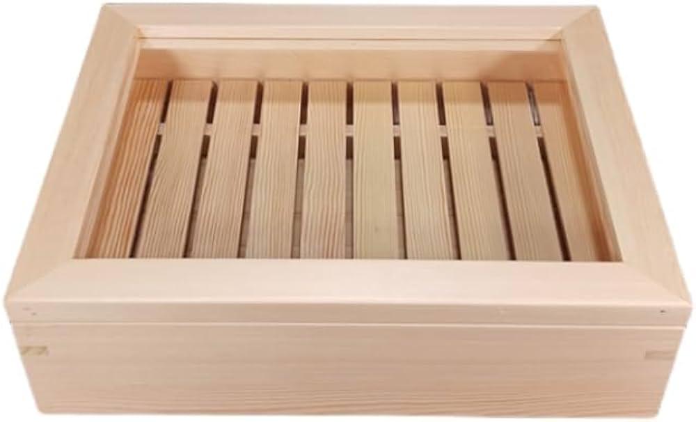 Amazon.co.jp: 寿司ネタケース 大 ネタ箱 目皿 寿司ネタ入れ アクリル