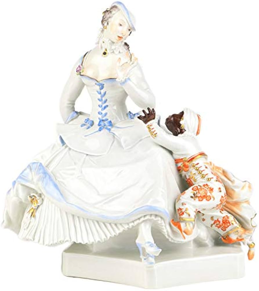 Amazon.co.jp: 【アンティーク】マイセン 人形 ユーゲントシュテール