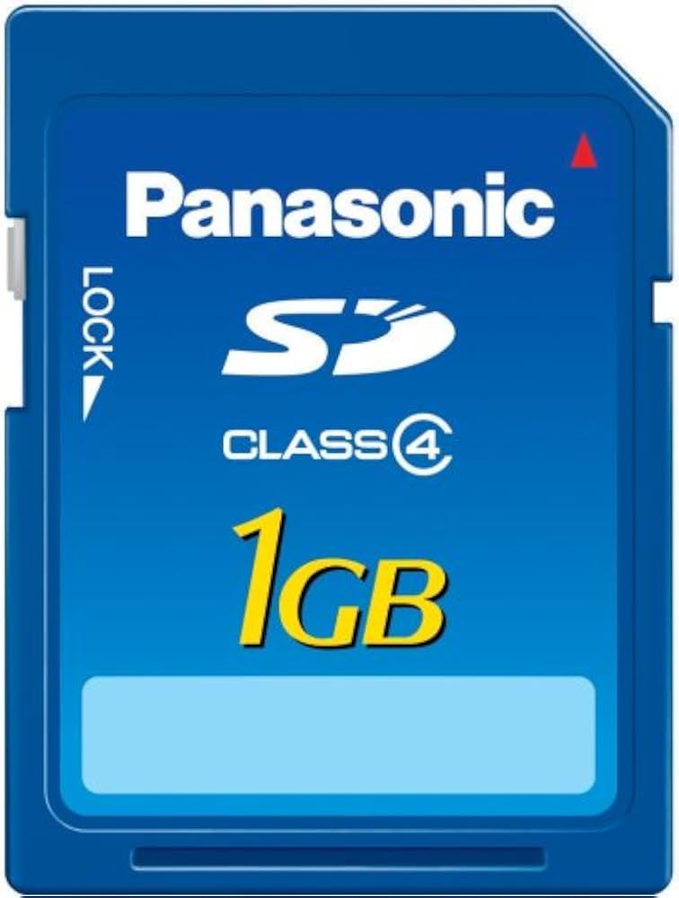 Amazon | パナソニック SDメモリーカード 1GB RP-SDM01GL1A