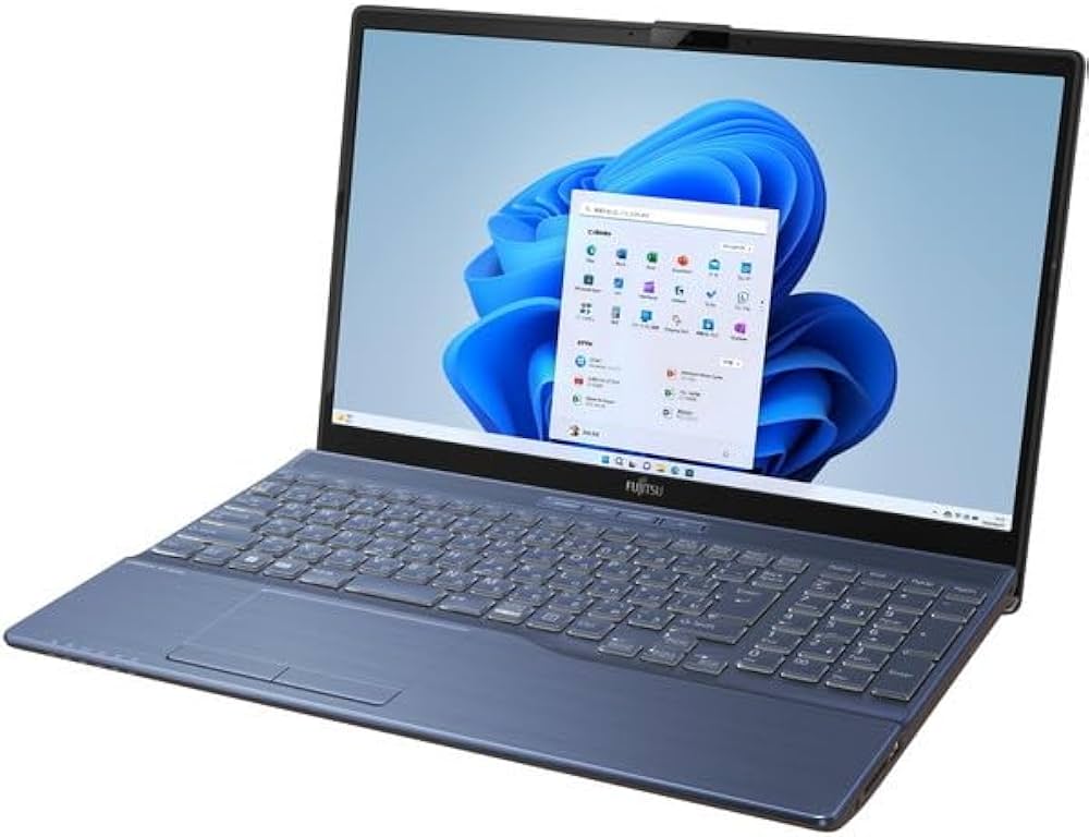 富士通 SSD起動+HDD搭載 CPU Ryzen3搭載 AH43/F3 ブルー 富士通 SSD