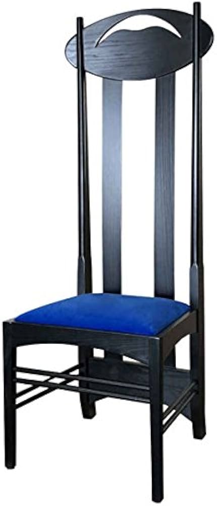 Amazon｜アーガイル ハイバックチェア ブルー｜ダイニングチェア