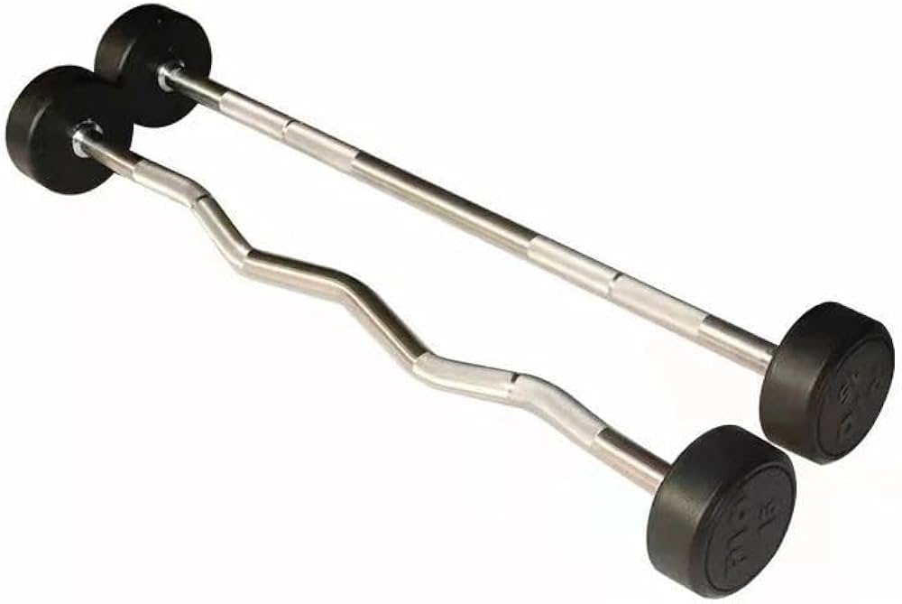 Amazon.co.jp: 20kg フィックスドバーベル ストレート アームカール