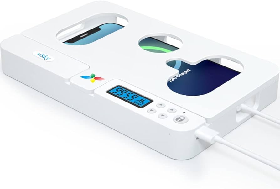 Amazon.com: ySky Portable Phone Lock Box with Timer for iPhone and