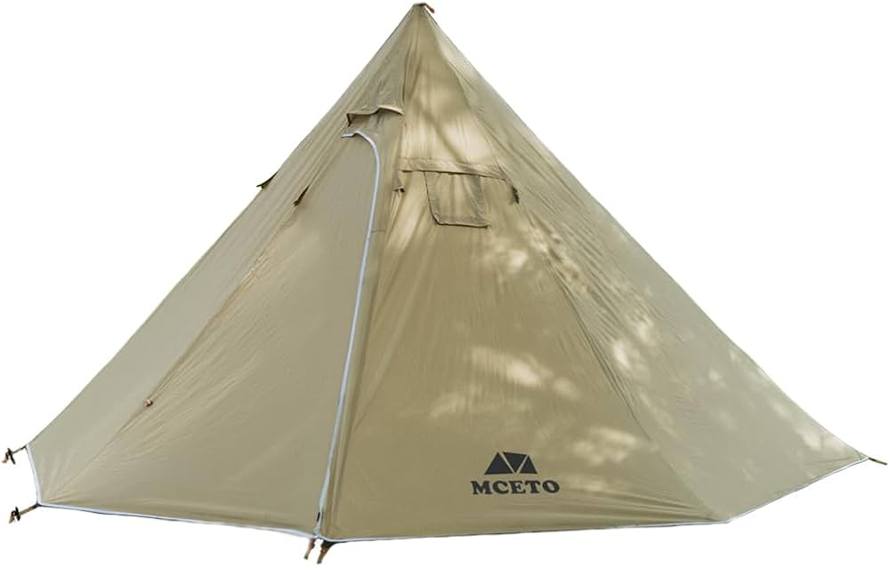 Amazon.co.jp: 【在庫処分 販売】 八角形ピラミッドタワー 煙窓テント