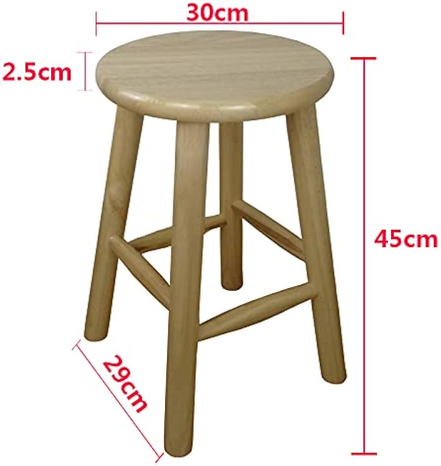 Amazon.co.jp: スツール 天然木 ウッドスツール 丸型 椅子 木製