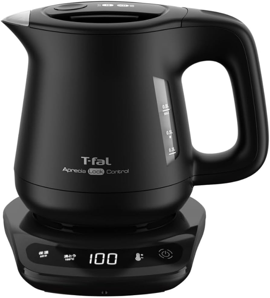 Amazon.co.jp: ティファール 電気ケトル 0.8L 温度調節 9段階 マットな