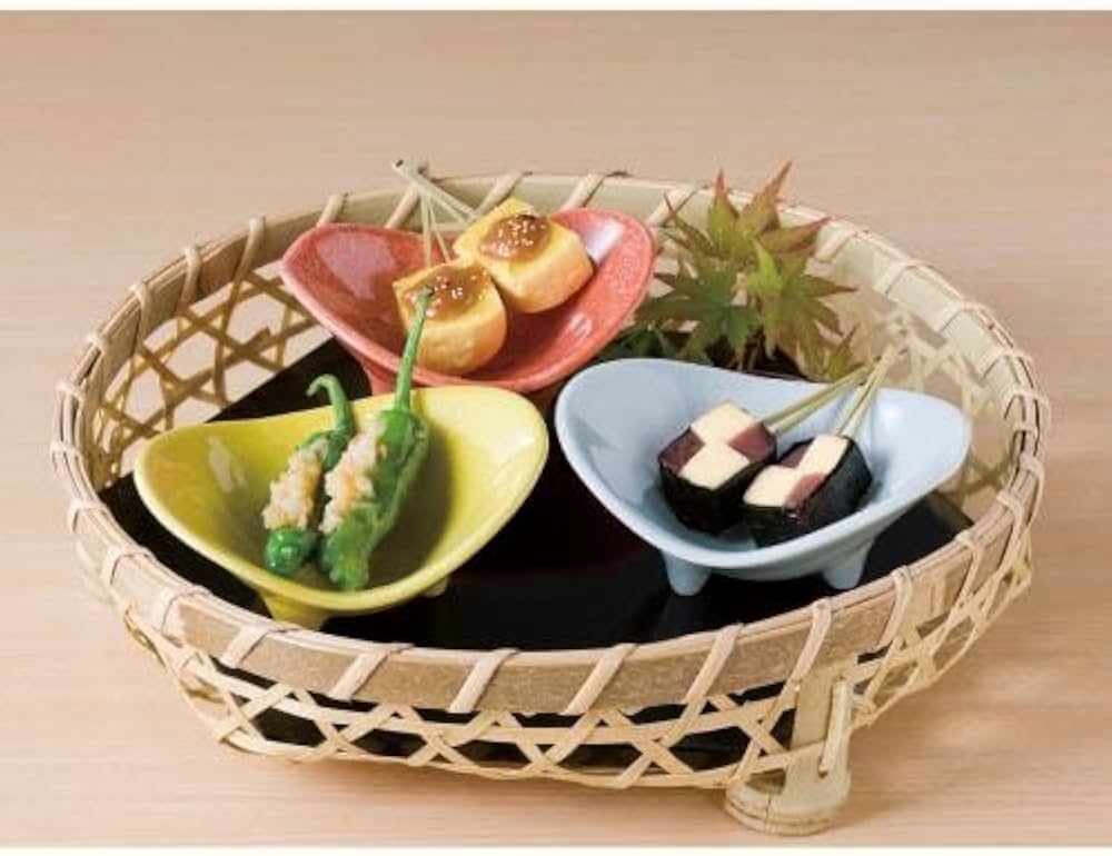 Amazon.co.jp: トータル通販 竹三ツ足丸カゴのみ 尺4 820-23008(Z982